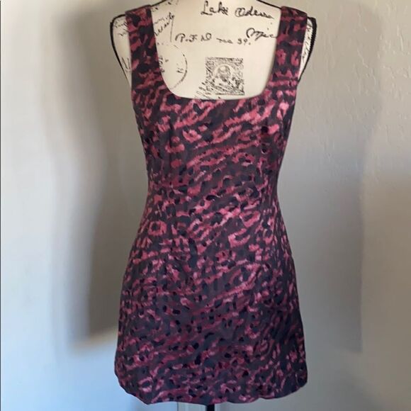 Jay Godfrey For Nordstrom Leopard Print Design Dress Animal Print Mobwife Event - Picture 1 of 13